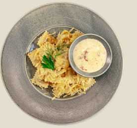 Равиоли с курицей и грибами